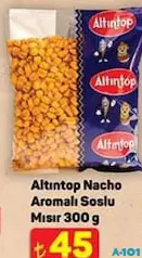 ALTINTOP NACHO AROMALI SOSLU MISIR 300 G fiyat ve kampanya bilgisi
